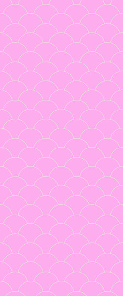 Pink Fishscales Tile Acrylic Shower Panel 2440mm x 1220mm (3mm Thick) - CladdTech