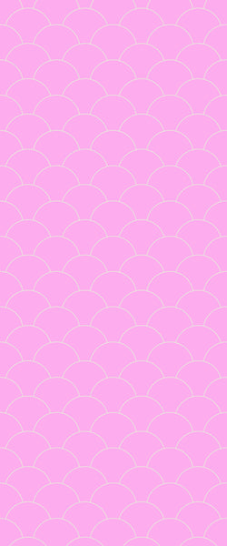 Pink Fishscales Tile Acrylic Shower Panel 2440mm x 1220mm (3mm Thick) - CladdTech
