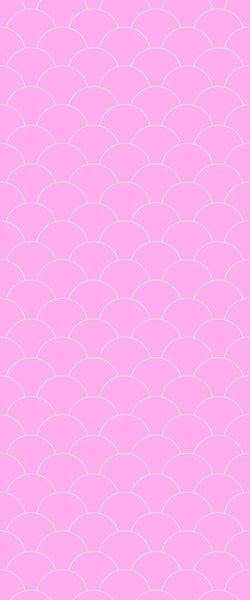 Pink Fishscales Tile Acrylic Shower Panel 2440mm x 1220mm (3mm Thick) - CladdTech