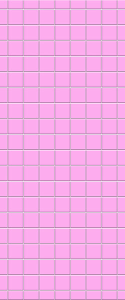Pink Checkerboard Tile Acrylic Shower Wall Panel 2440mm x 1220mm ( 3mm Thick) - CladdTech
