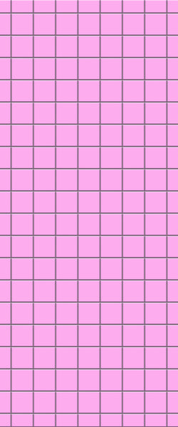 Pink Checkerboard Tile Acrylic Shower Wall Panel 2440mm x 1220mm ( 3mm Thick) - CladdTech