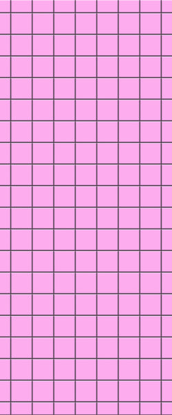 Pink Checkerboard Tile Acrylic Shower Wall Panel 2440mm x 1220mm ( 3mm Thick) - CladdTech