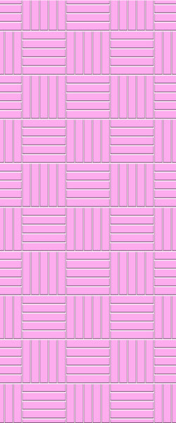 Pink Mosaic Tile Acrylic Shower Wall Panel 2440mm x 1220mm ( 3mm Thick) - CladdTech