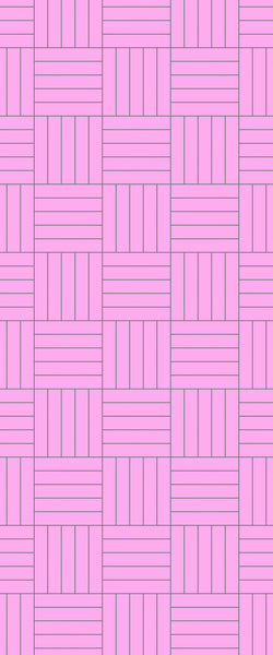 Pink Mosaic Tile Acrylic Shower Wall Panel 2440mm x 1220mm ( 3mm Thick) - CladdTech
