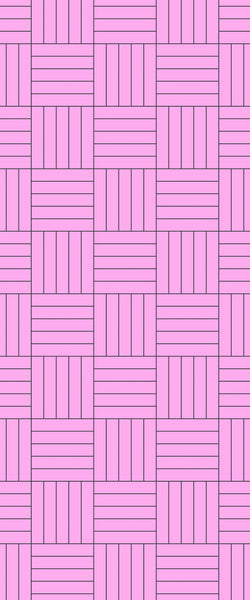 Pink Mosaic Tile Acrylic Shower Wall Panel 2440mm x 1220mm ( 3mm Thick) - CladdTech