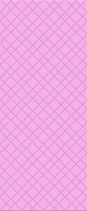 Pink Basket Weave Tile Acrylic Shower Panel 2440mm x 1220mm ( 3mm Thick) - CladdTech