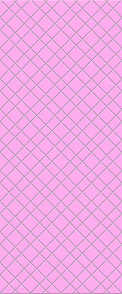 Pink Basket Weave Tile Acrylic Shower Panel 2440mm x 1220mm ( 3mm Thick) - CladdTech
