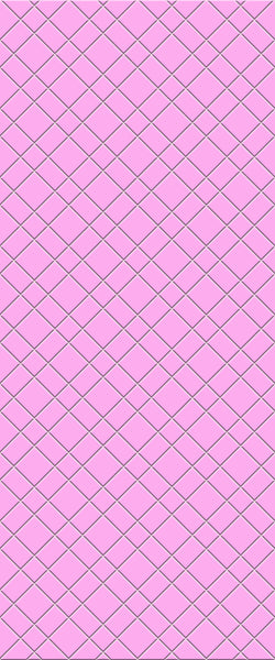 Pink Basket Weave Tile Acrylic Shower Panel 2440mm x 1220mm ( 3mm Thick) - CladdTech