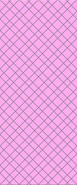 Pink Basket Weave Tile Acrylic Shower Panel 2440mm x 1220mm ( 3mm Thick) - CladdTech