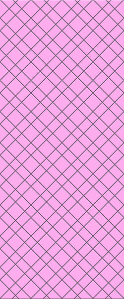 Pink Basket Weave Tile Acrylic Shower Panel 2440mm x 1220mm ( 3mm Thick) - CladdTech