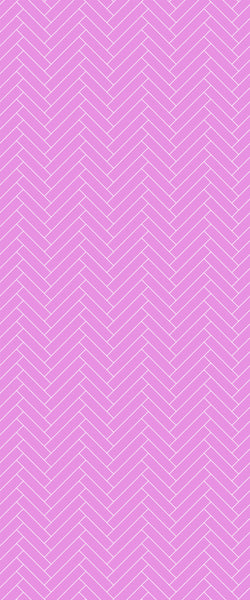 Pink Single Herringbone Tile Acrylic Shower Panel 2440mm x 1220mm ( 3mm Thick) - CladdTech