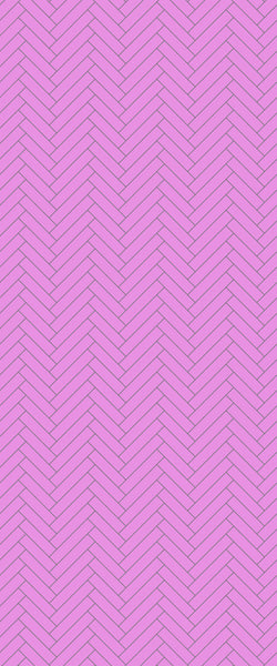 Pink Single Herringbone Tile Acrylic Shower Panel 2440mm x 1220mm ( 3mm Thick) - CladdTech