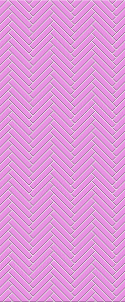 Pink Double Herringbone Tile Acrylic Shower Panel 2440mm x 1220mm ( 3mm Thick) - CladdTech