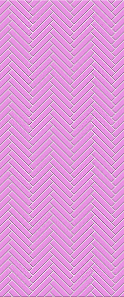 Pink Double Herringbone Tile Acrylic Shower Panel 2440mm x 1220mm ( 3mm Thick) - CladdTech