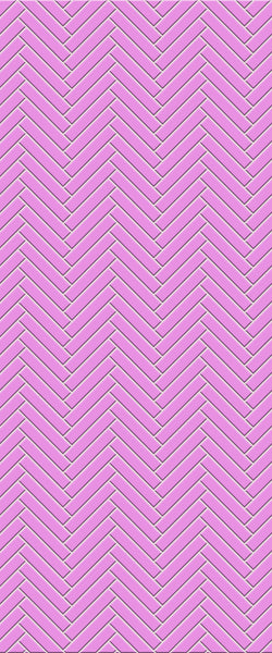 Pink Double Herringbone Tile Acrylic Shower Panel 2440mm x 1220mm ( 3mm Thick) - CladdTech