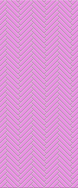 Pink Double Herringbone Tile Acrylic Shower Panel 2440mm x 1220mm ( 3mm Thick) - CladdTech