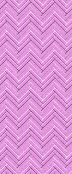Pink Double Herringbone Tile Acrylic Shower Panel 2440mm x 1220mm ( 3mm Thick) - CladdTech