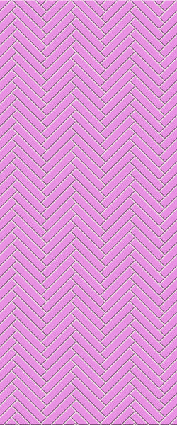 Pink Double Herringbone Tile Acrylic Shower Panel 2440mm x 1220mm ( 3mm Thick) - CladdTech