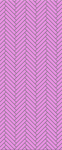 Pink Double Herringbone Tile Acrylic Shower Panel 2440mm x 1220mm ( 3mm Thick) - CladdTech