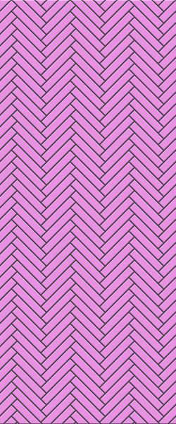 Pink Double Herringbone Tile Acrylic Shower Panel 2440mm x 1220mm ( 3mm Thick) - CladdTech