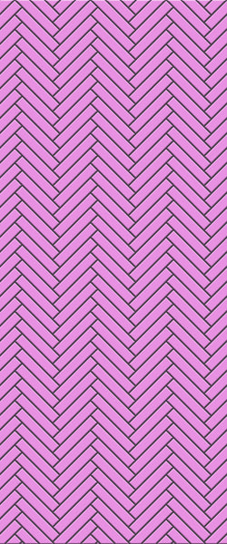 Pink Double Herringbone Tile Acrylic Shower Panel 2440mm x 1220mm ( 3mm Thick) - CladdTech