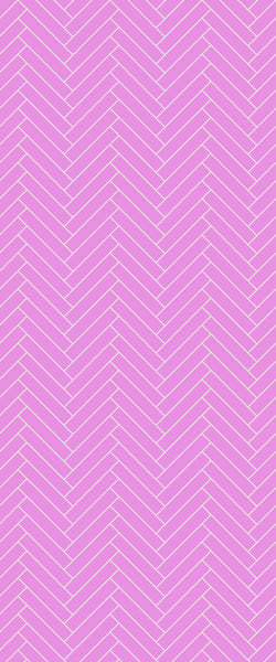 Pink Double Herringbone Tile Acrylic Shower Panel 2440mm x 1220mm ( 3mm Thick) - CladdTech