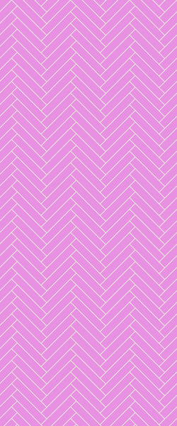 Pink Double Herringbone Tile Acrylic Shower Panel 2440mm x 1220mm ( 3mm Thick) - CladdTech