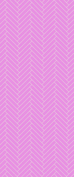 Pink Double Herringbone Tile Acrylic Shower Panel 2440mm x 1220mm ( 3mm Thick) - CladdTech