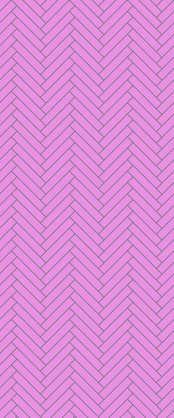 Pink Double Herringbone Tile Acrylic Shower Panel 2440mm x 1220mm ( 3mm Thick) - CladdTech
