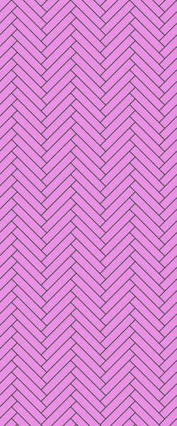Pink Double Herringbone Tile Acrylic Shower Panel 2440mm x 1220mm ( 3mm Thick) - CladdTech