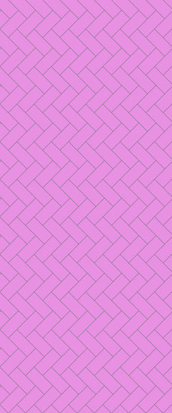 Pink Diagonal Herringbone Tile Acrylic Shower Panel 2440mm x 1220mm ( 3mm Thick) - CladdTech