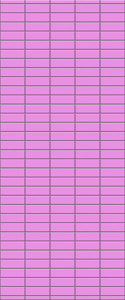 Pink Horizontal Block Tile Acrylic Shower Panel 2440mm x 1220mm ( 3mm Thick) - CladdTech