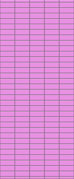 Pink Horizontal Block Tile Acrylic Shower Panel 2440mm x 1220mm ( 3mm Thick) - CladdTech