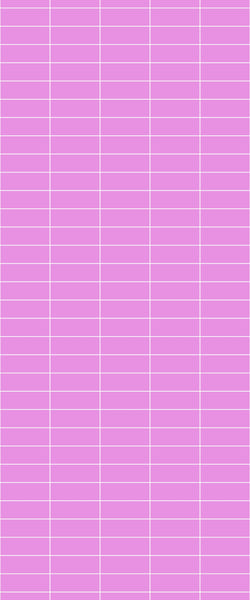 Pink Horizontal Block Tile Acrylic Shower Panel 2440mm x 1220mm ( 3mm Thick) - CladdTech