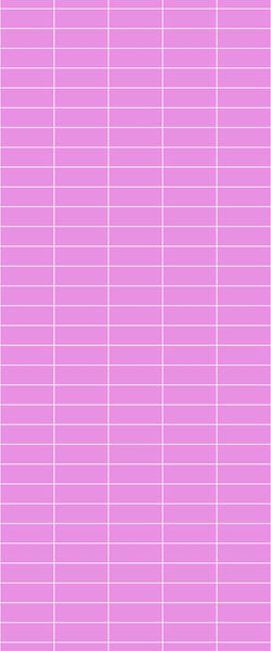 Pink Horizontal Block Tile Acrylic Shower Panel 2440mm x 1220mm ( 3mm Thick) - CladdTech