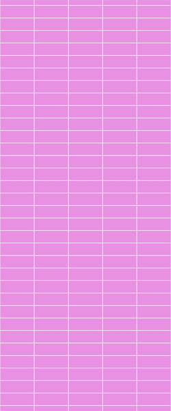Pink Horizontal Block Tile Acrylic Shower Panel 2440mm x 1220mm ( 3mm Thick) - CladdTech