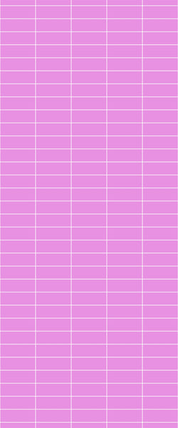 Pink Horizontal Block Tile Acrylic Shower Panel 2440mm x 1220mm ( 3mm Thick) - CladdTech