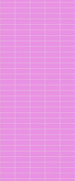 Pink Horizontal Block Tile Acrylic Shower Panel 2440mm x 1220mm ( 3mm Thick) - CladdTech