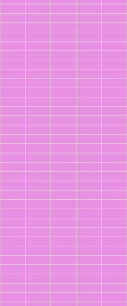 Pink Horizontal Block Tile Acrylic Shower Panel 2440mm x 1220mm ( 3mm Thick) - CladdTech