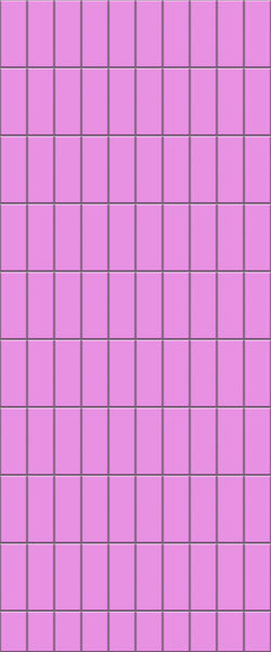 Pink Vertical Block Tile Acrylic Shower Panel 2440mm x 1220mm ( 3mm Thick) - CladdTech