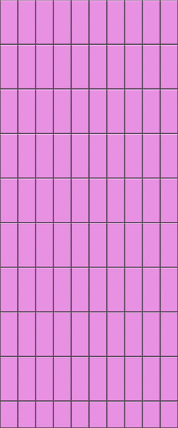 Pink Vertical Block Tile Acrylic Shower Panel 2440mm x 1220mm ( 3mm Thick) - CladdTech