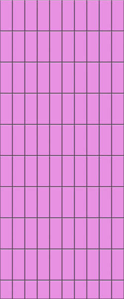 Pink Vertical Block Tile Acrylic Shower Panel 2440mm x 1220mm ( 3mm Thick) - CladdTech