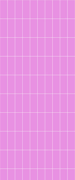 Pink Vertical Block Tile Acrylic Shower Panel 2440mm x 1220mm ( 3mm Thick) - CladdTech