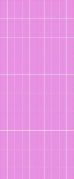 Pink Vertical Block Tile Acrylic Shower Panel 2440mm x 1220mm ( 3mm Thick) - CladdTech