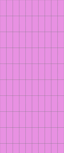 Pink Vertical Block Tile Acrylic Shower Panel 2440mm x 1220mm ( 3mm Thick) - CladdTech