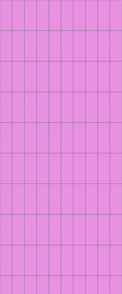 Pink Vertical Block Tile Acrylic Shower Panel 2440mm x 1220mm ( 3mm Thick) - CladdTech