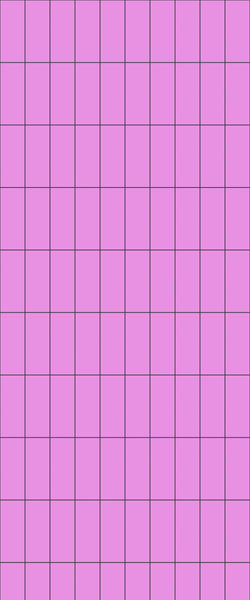 Pink Vertical Block Tile Acrylic Shower Panel 2440mm x 1220mm ( 3mm Thick) - CladdTech