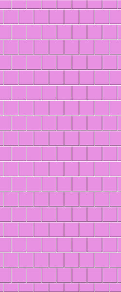 Pink Large Square's Tile Acrylic Shower Wall Panel 2440mm x 1220mm ( 3mm Thick) - CladdTech