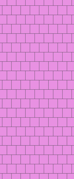 Pink Large Square's Tile Acrylic Shower Wall Panel 2440mm x 1220mm ( 3mm Thick) - CladdTech