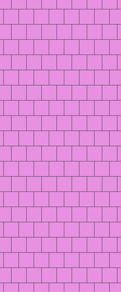 Pink Large Square's Tile Acrylic Shower Wall Panel 2440mm x 1220mm ( 3mm Thick) - CladdTech